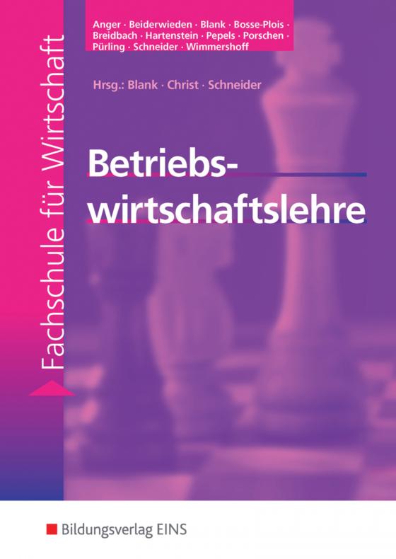 Cover-Bild Betriebswirtschaftslehre