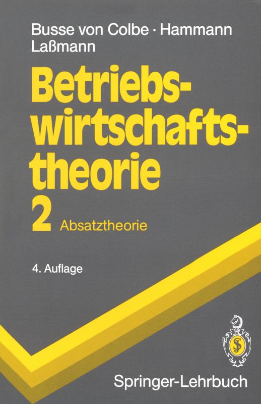 Cover-Bild Betriebswirtschaftstheorie