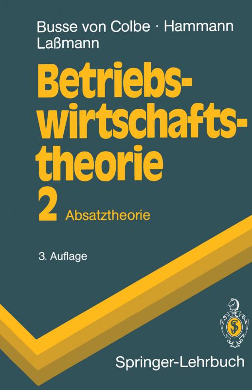 Cover-Bild Betriebswirtschaftstheorie