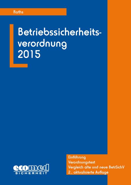 Cover-Bild BetrSichV 2015