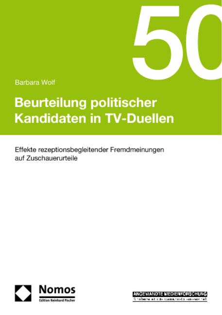 Cover-Bild Beurteilung politischer Kandidaten in TV-Duellen