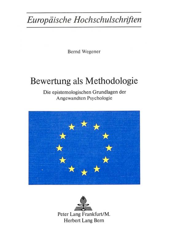 Cover-Bild Bewertung als Methodologie