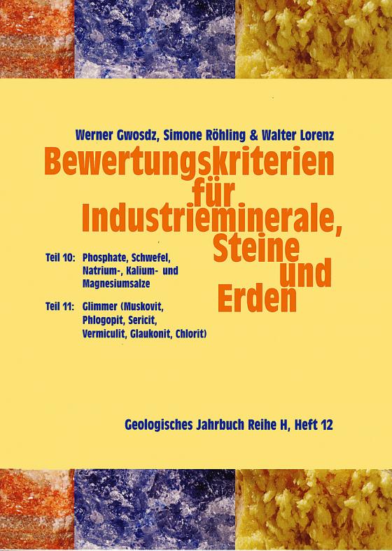 Cover-Bild Bewertungskriterien für Industrieminerale, Steine und Erden