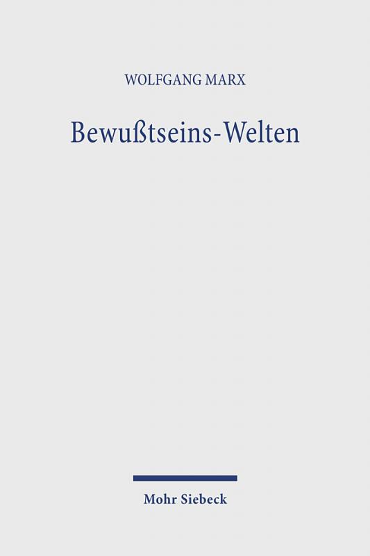 Cover-Bild Bewußtseins-Welten