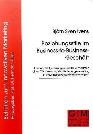 Cover-Bild Beziehungsstile im Business-to-Business-Geschäft