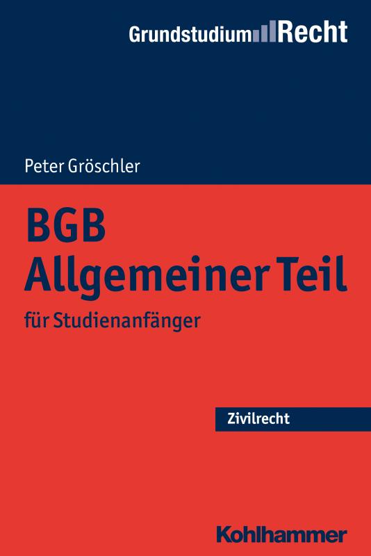 Cover-Bild BGB Allgemeiner Teil