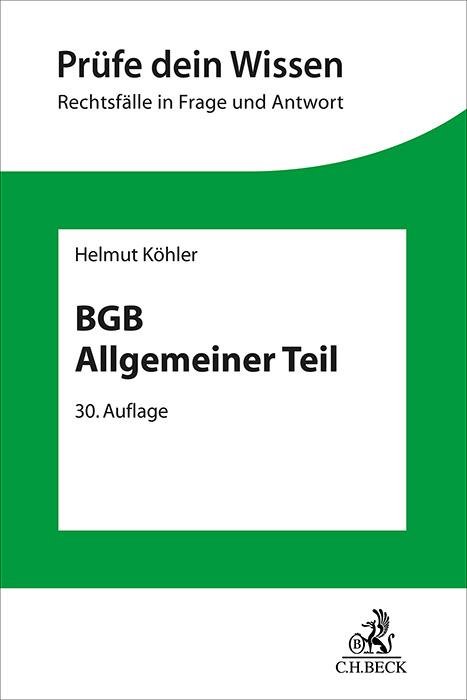 Cover-Bild BGB Allgemeiner Teil