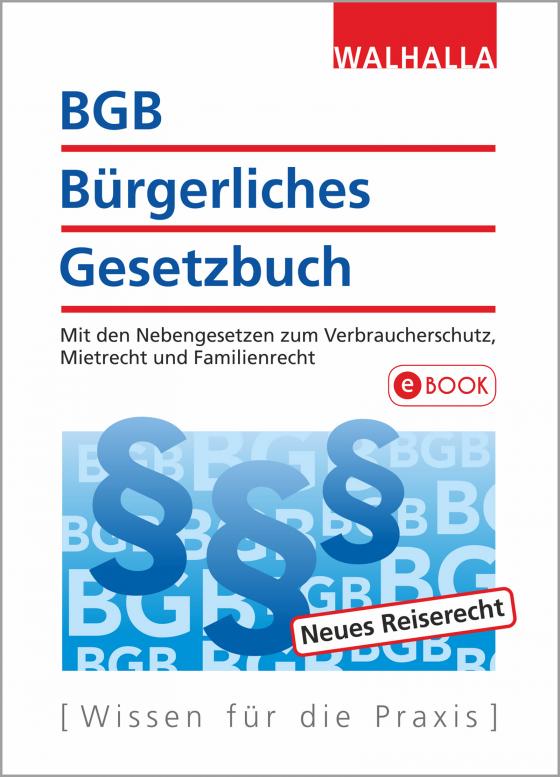 Cover-Bild BGB - Bürgerliches Gesetzbuch Ausgabe 2018/2019