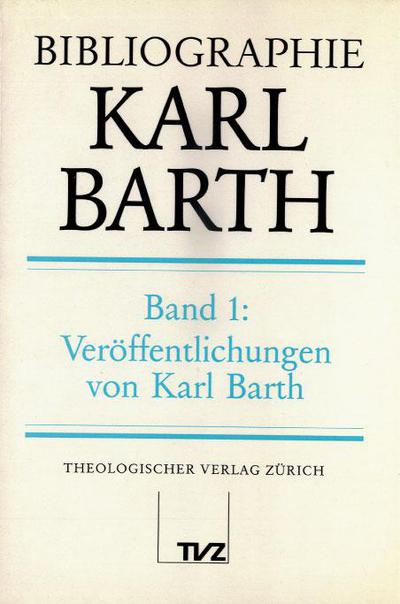 Cover-Bild Bibliographie Karl Barth