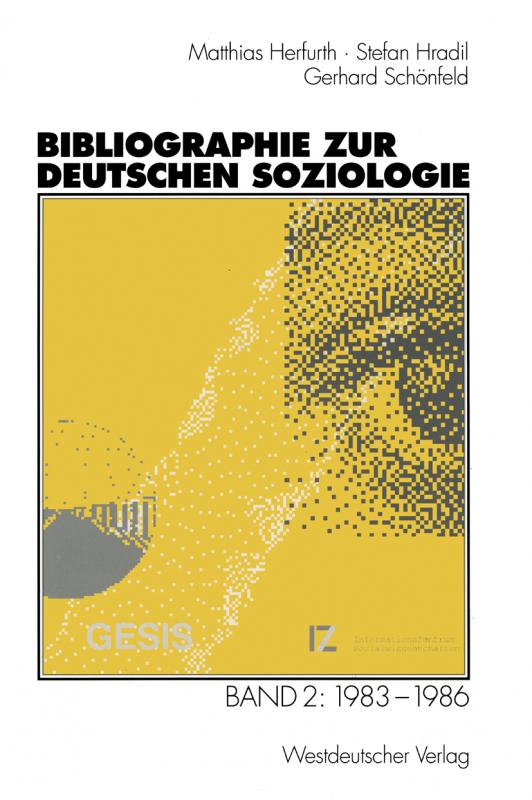 Cover-Bild Bibliographie zur deutschen Soziologie