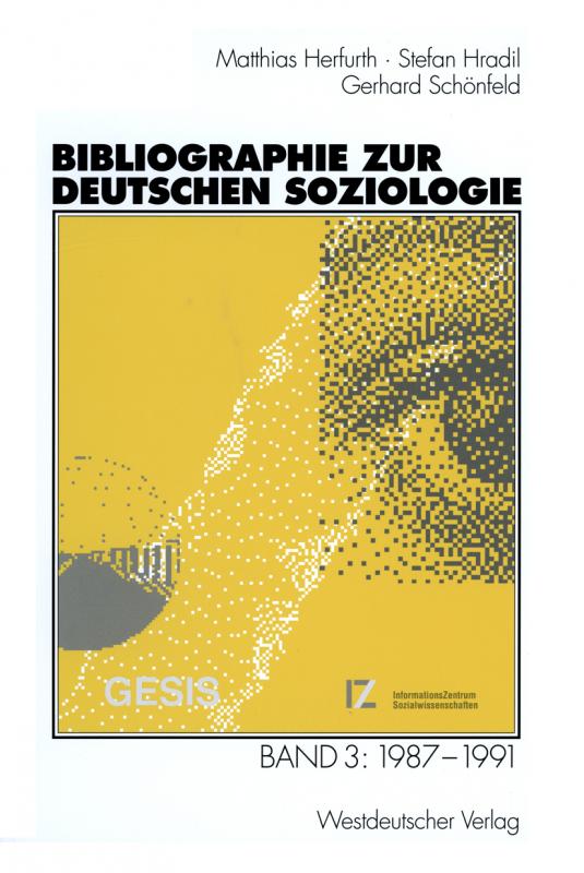 Cover-Bild Bibliographie zur deutschen Soziologie