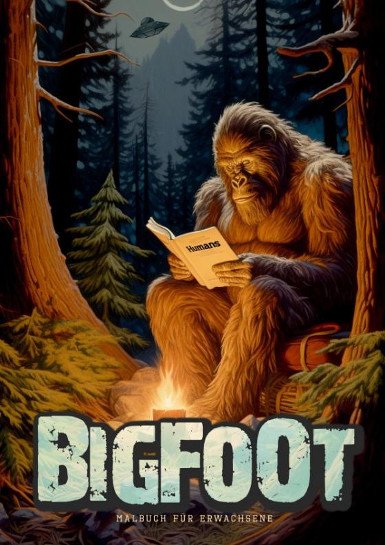 Cover-Bild Bigfoot Malbuch für Erwachsene