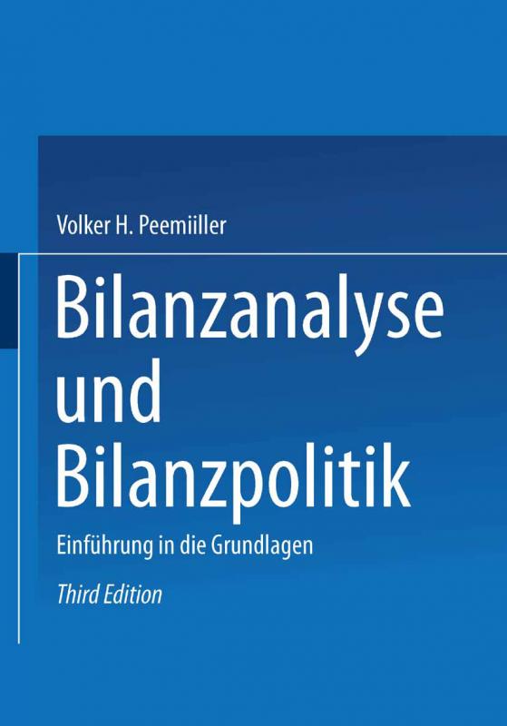 Cover-Bild Bilanzanalyse und Bilanzpolitik