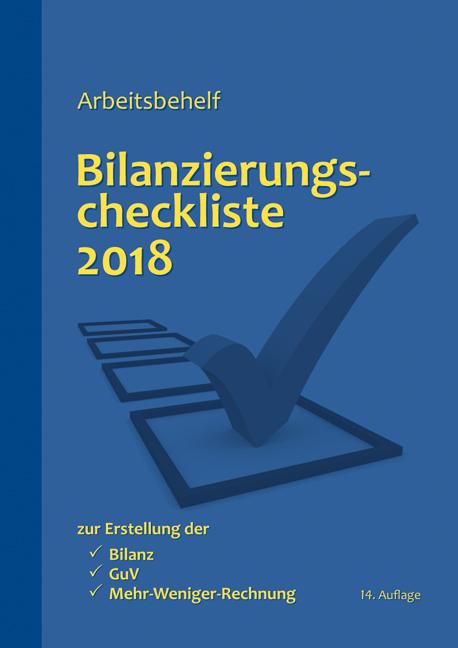 Cover-Bild Bilanzierungscheckliste 2018