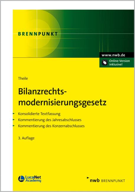 Cover-Bild Bilanzrechtsmodernisierungsgesetz