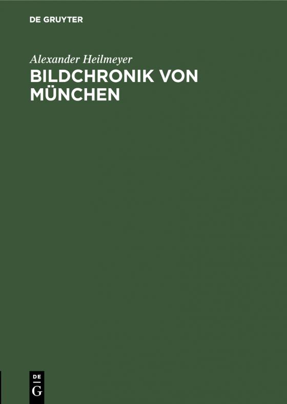 Cover-Bild Bildchronik von München