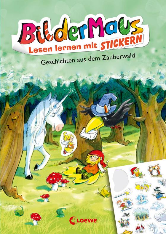 Cover-Bild Bildermaus - Lesen lernen mit Stickern - Geschichten aus dem Zauberwald