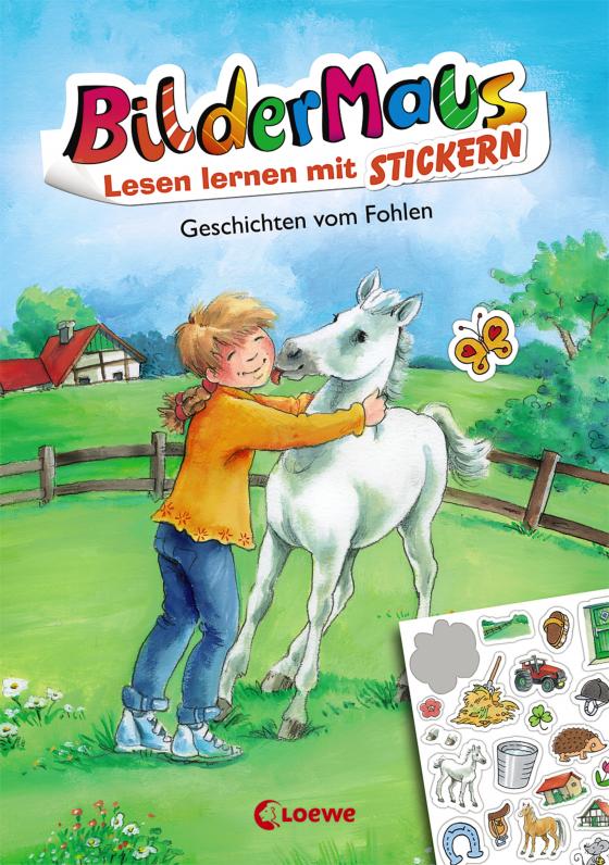 Cover-Bild Bildermaus - Lesen lernen mit Stickern - Geschichten vom Fohlen