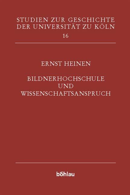 Cover-Bild Bildnerhochschule und Wissenschaftsanspruch