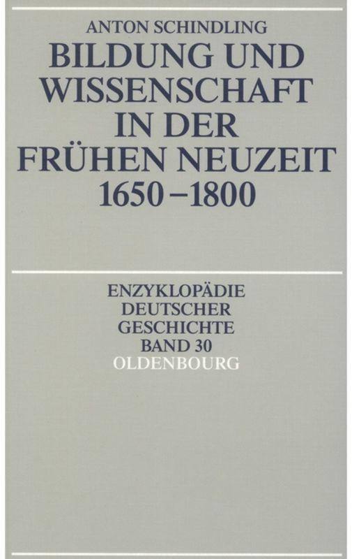 Cover-Bild Bildung und Wissenschaft in der Frühen Neuzeit 1650-1800