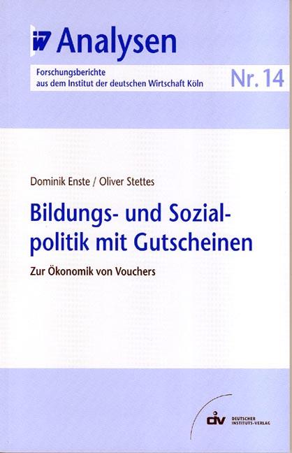 Cover-Bild Bildungs- und Sozialpolitik mit Gutscheinen