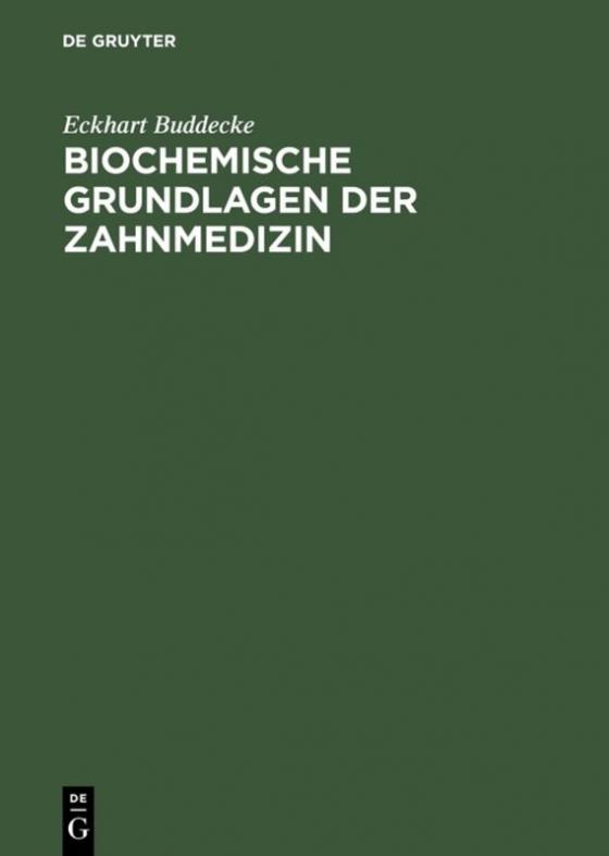Cover-Bild Biochemische Grundlagen der Zahnmedizin