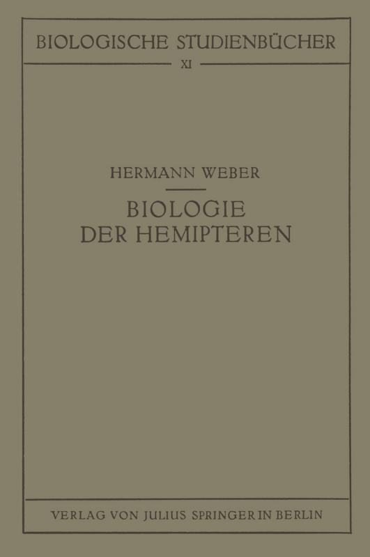 Cover-Bild Biologie der Hemipteren