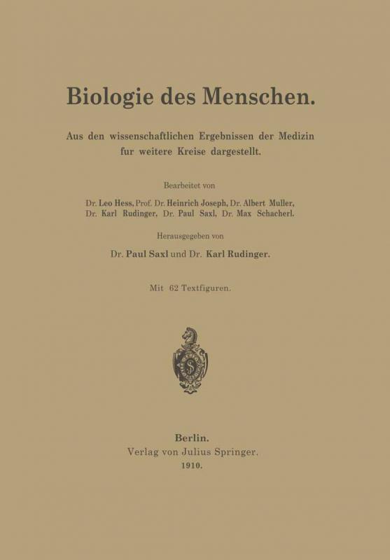 Cover-Bild Biologie des Menschen