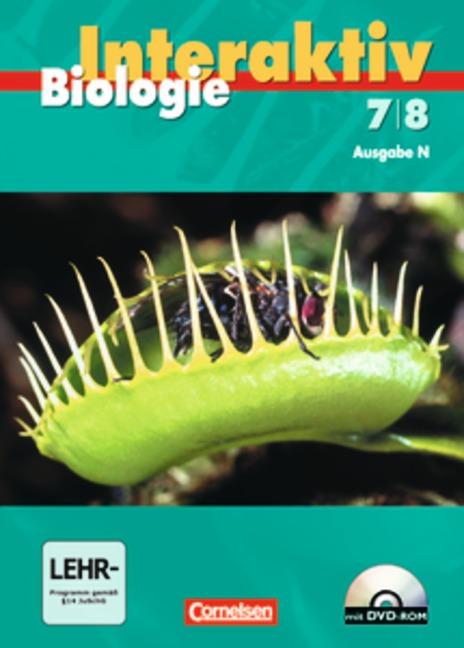 Cover-Bild Biologie interaktiv - Ausgabe N / Band 7/8 - Schülerbuch mit CD-ROM