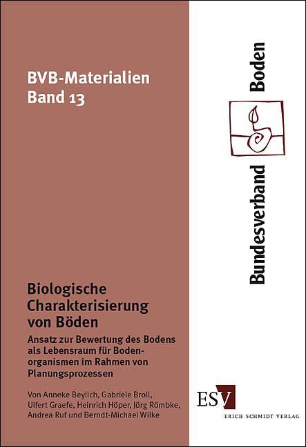 Cover-Bild Biologische Charakterisierung von Böden