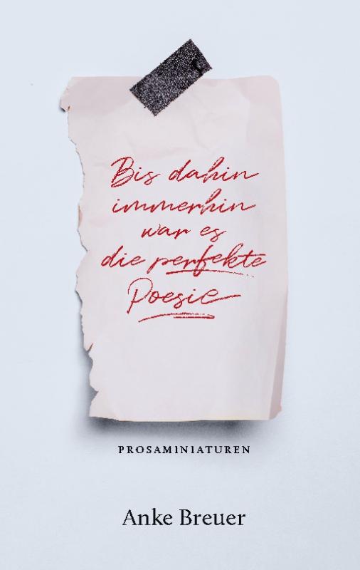 Cover-Bild Bis dahin immerhin war es die perfekte Poesie