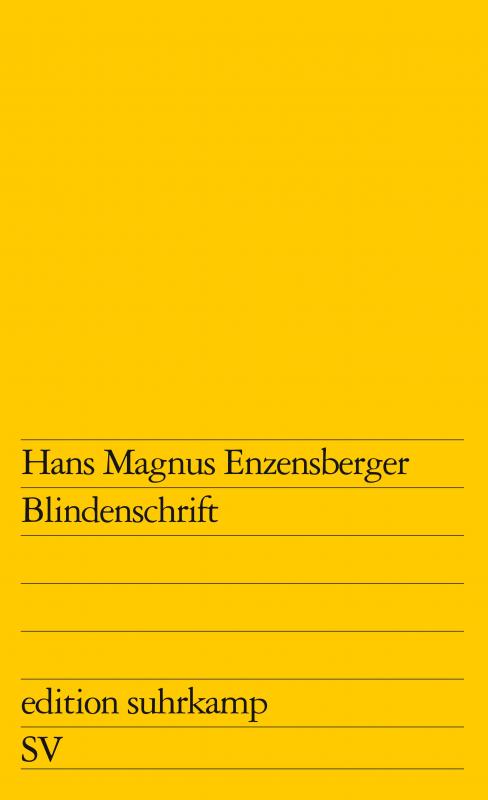 Cover-Bild Blindenschrift