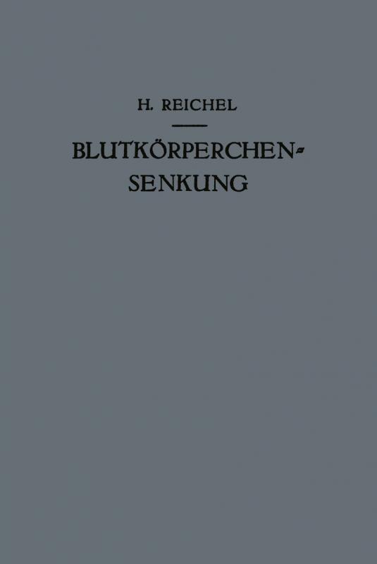 Cover-Bild Blutkörperchensenkung