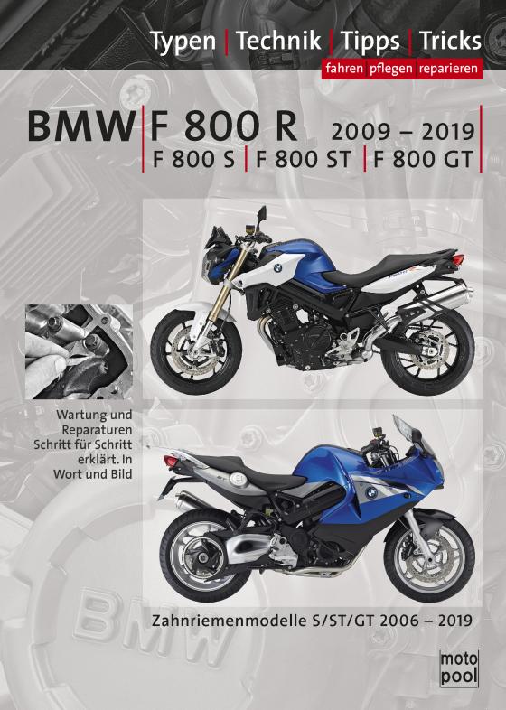 Cover-Bild BMW F800R, F800S, F800ST, F800GT Reparaturanleitung