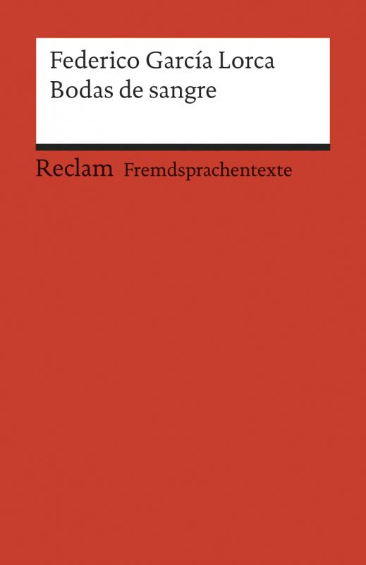 Cover-Bild Bodas de sangre. Tragedia en tres actos y siete cuadros. Spanischer Text mit deutschen Worterklärungen. B1 (GER)