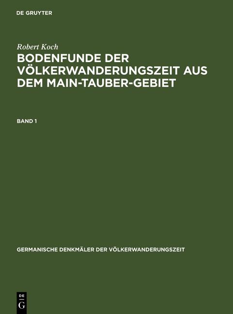 Cover-Bild Bodenfunde der Völkerwanderungszeit aus dem Main-Tauber-Gebiet