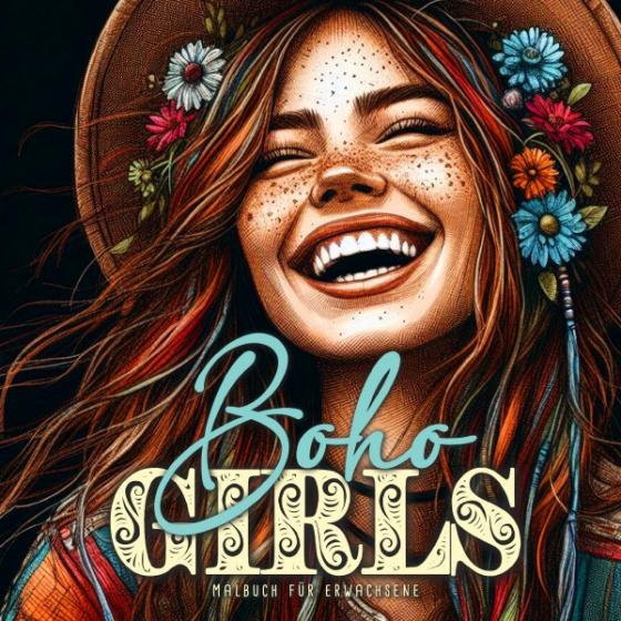Cover-Bild Boho Girls Malbuch für Erwachsene