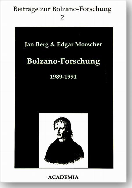 Cover-Bild Bolzano-Forschung 1989-1991