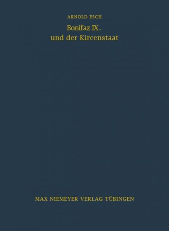 Cover-Bild Bonifaz IX. und der Kirchenstaat