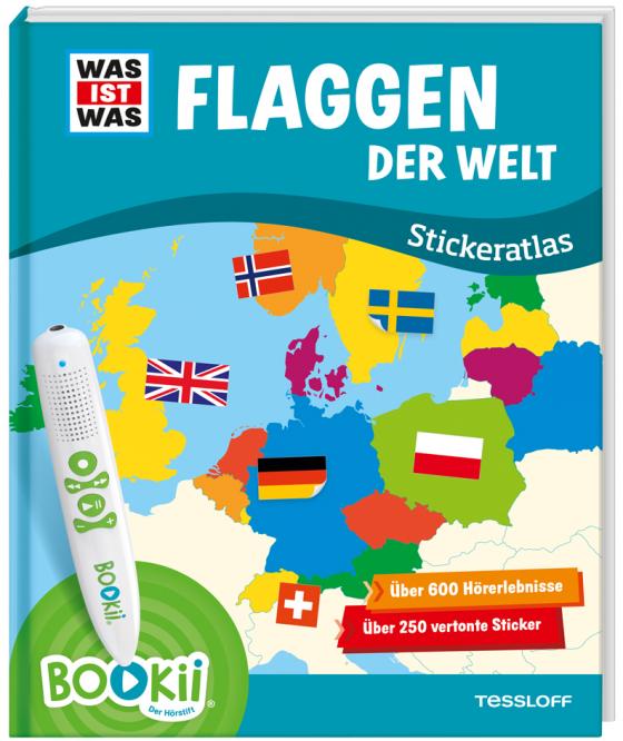 Cover-Bild BOOKii® WAS IST WAS Stickeratlas Flaggen der Welt.