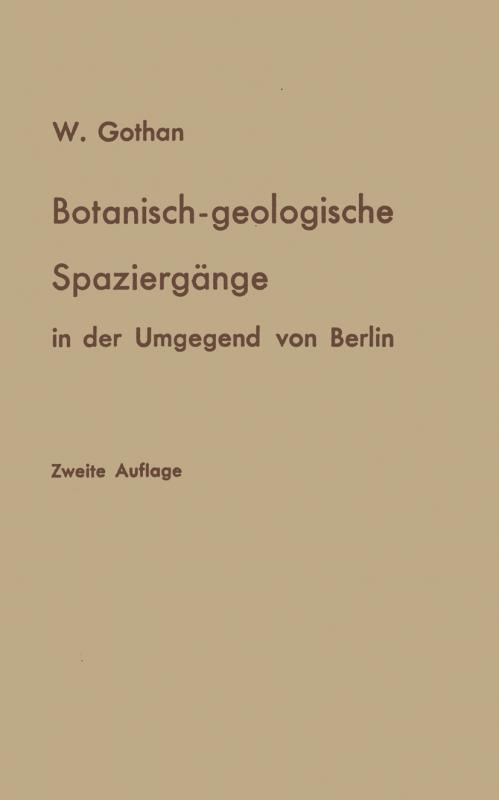 Cover-Bild Botanisch-geologische Spaziergänge in der Umgegend von Berlin