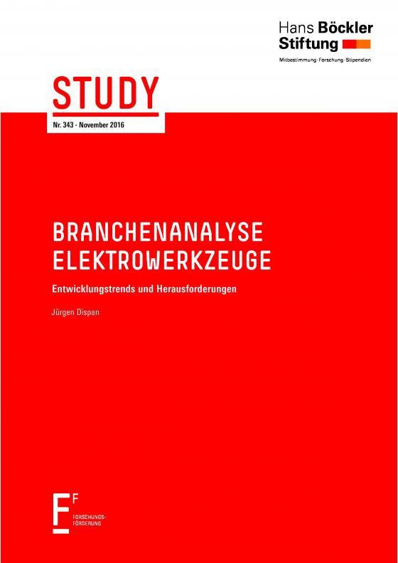 Cover-Bild Branchenanalye Elektrowerkzeuge