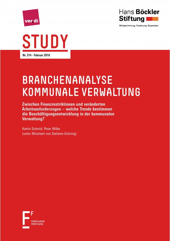 Cover-Bild Branchenanalyse kommunale Verwaltung