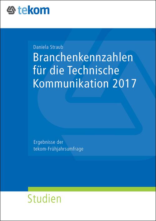 Cover-Bild Branchenkennzahlen für die Technische Kommunikation 2017