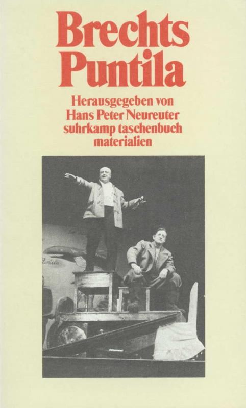 Cover-Bild Brechts »Herr Puntila und sein Knecht Matti«