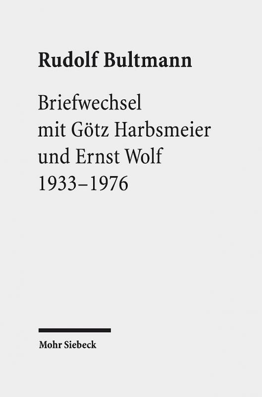 Cover-Bild Briefwechsel mit Götz Harbsmeier und Ernst Wolf