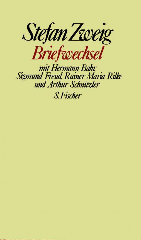 Cover-Bild Briefwechsel mit Hermann Bahr, Sigmund Freud, Rainer Maria Rilke und Arthur Schnitzler