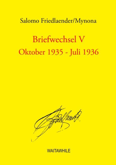 Cover-Bild Briefwechsel V