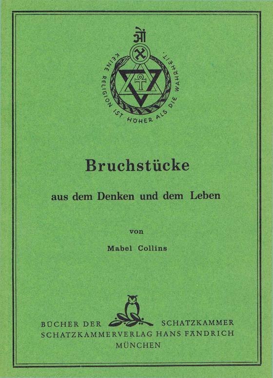 Cover-Bild Bruchstücke aus dem Denken und dem Leben