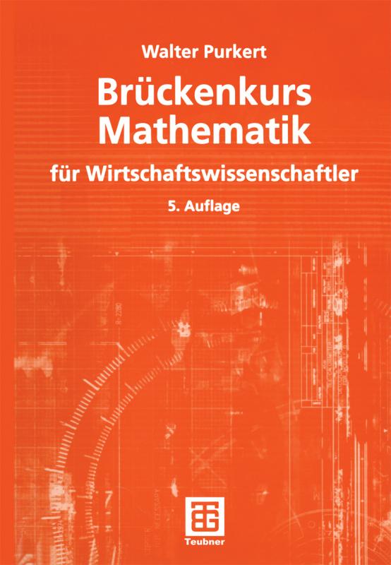 Cover-Bild Brückenkurs Mathematik für Wirtschaftswissenschaftler